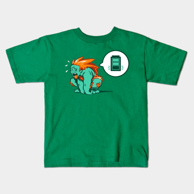 Charge Attack Kids T-Shirt by obvian